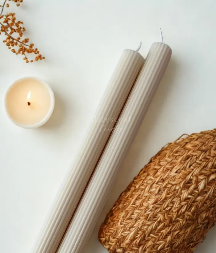 Long Grid Taper Candles - Image 2