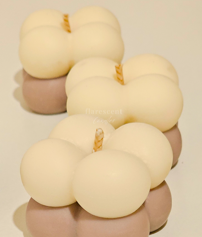 Custom mini bubble candles